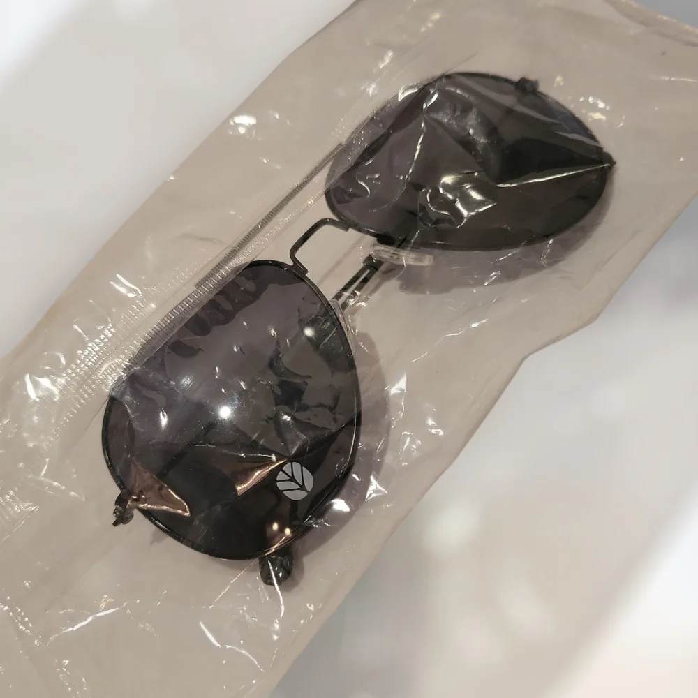 New Holland Stylish Black Aviator Sunglasses